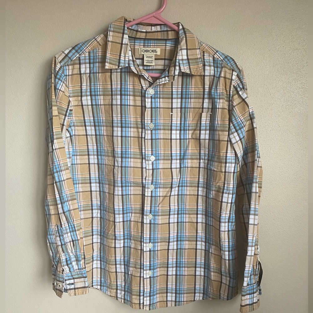 $1.00 🎉Boys Button Up Size 10/12 NWT